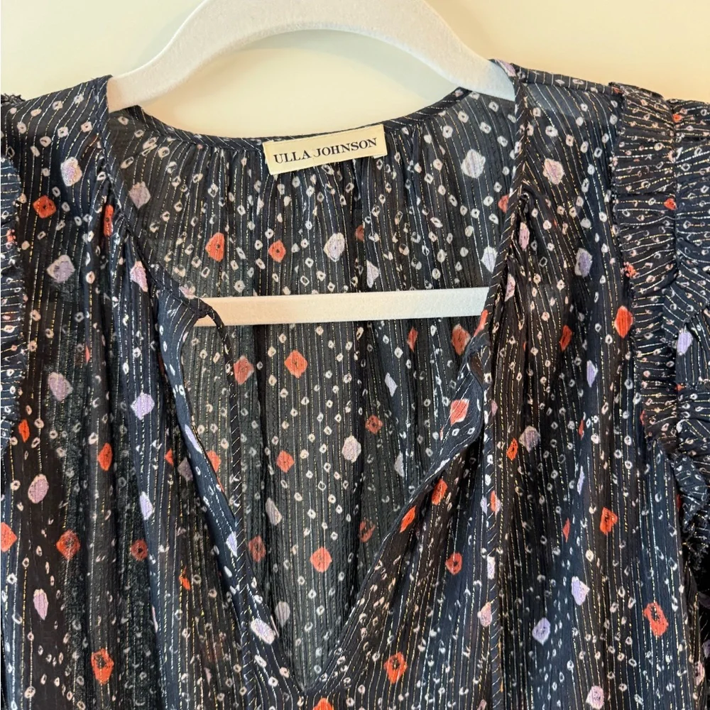 Ulla Johnson short sleeved blouse - Picture 3 of 4